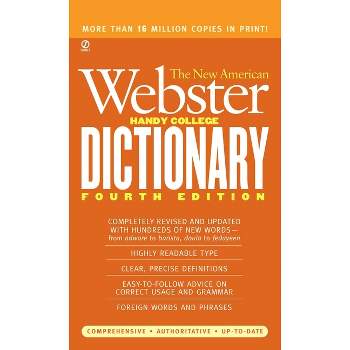 The New American Webster Handy College Dictionary - 4th Edition by  Philip D Morehead (Paperback)