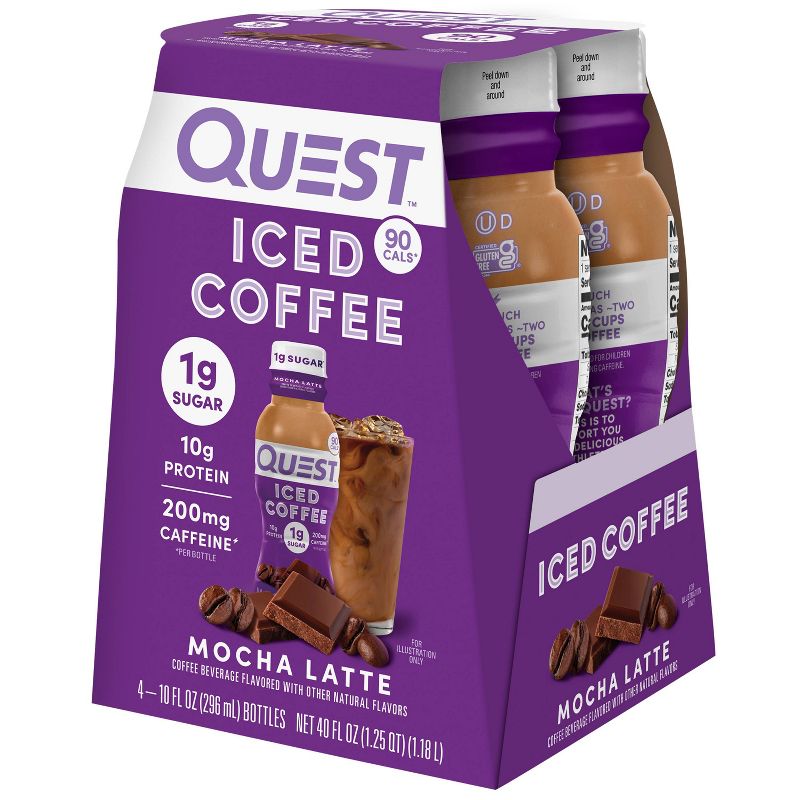 Quest Nutrition Iced Coffee - Mocha - 4pk, 4 of 11