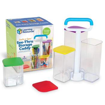 Learning Resources Create-a-Space See-Thru Storage Caddy