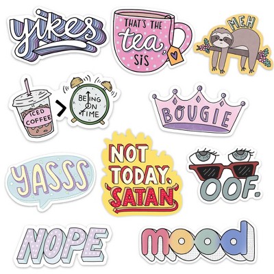 Big Moods Holographic Sticker Pack 5pc : Target