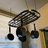 TOBILI LightingGo Hanging Pot Rack Ceiling Mount Cookware Organizer with 12pcs Hooks - 2 of 4