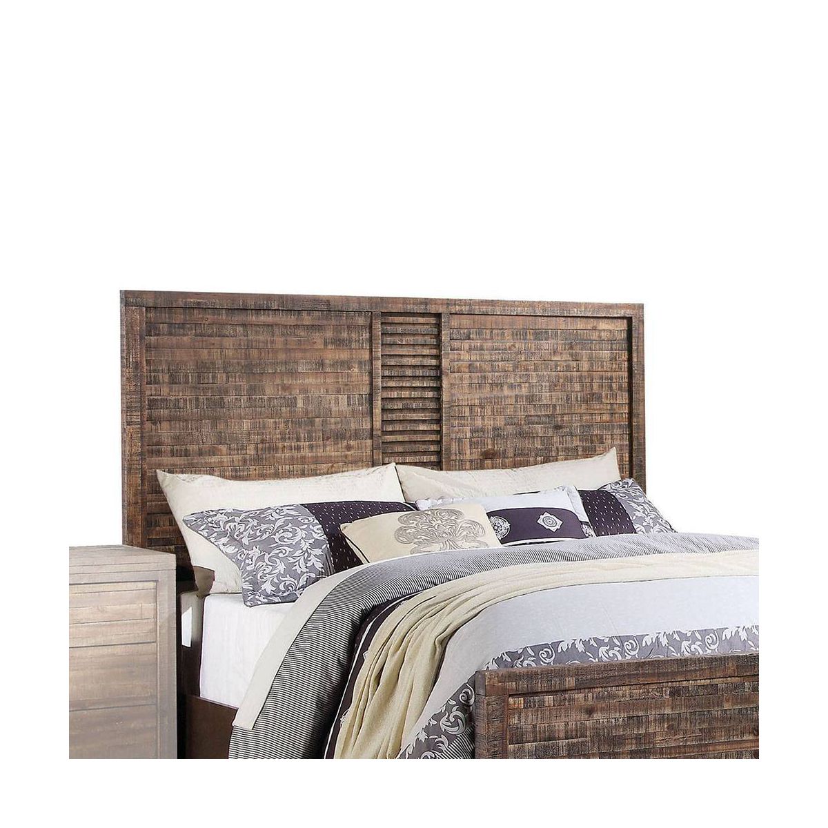 Acme Furniture Queen Andria Bed Reclaimed Oak - thumbnail 5