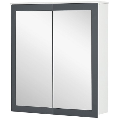 GlasFlength Decorative Wall Mirrors Medicine Cabinet Accent Mirror Wall Mounted Mirror Storage Cabinet for Bathroom Wall, White, 27.3"*6.8"*29.8"