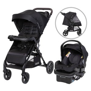 Baby Trend Passport Carriage Travel System DLX With Ez-Lift Plus Car Seat - Uptown Black - 1 of 4