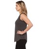Rekucci Women's Soft Jersey Knit Sleeveless Tank Top – Casual & Versatile Everyday Wear - 2 of 3