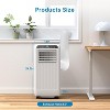 8000 BTU Ultra Quiet Portable Air Conditioner 3-in-1 AC with Dehumidifier & Fan, 24H Timer,Window Kit & Remote for 350 Sq.Ft - 4 of 4