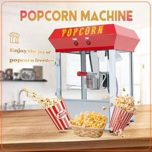 KTMBDW Commercial Popcorn Machine, 6 Oz Kettle, Countertop Popcorn Maker for 25 Cups per Batch, Theater Style Popper for Parties, Events - 1 of 4
