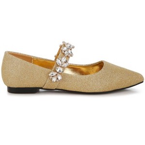 Flavia Diamante Brooch Glitter Ballerinas Women - 1 of 4