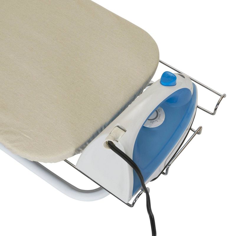 Household Essentials Table Top Ironing Board with Iron Rest Natural Cover, 4 of 12