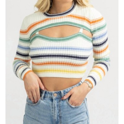 Women's STRIPE KNIT TANK + BOLERO CROP TOP - Dance & Marvel