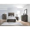 Twin Grayson Youth Panel Bed Gray Oak - Picket House Furnishings: Rustic Unupholstered, Box Spring Required - 4 of 4
