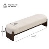 NicBex Storage Bench Rectangle Storage Tufted Ottoman Bench for Bedroom, Entryway - 3 of 4