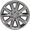 OE Wheels CV73 20 Inch Rim Fits Tahoe Style 6x139.7 20x8.5 Gloss Hyper Black with Chrome Insert - Hollander 5696 (1) - 3 of 4