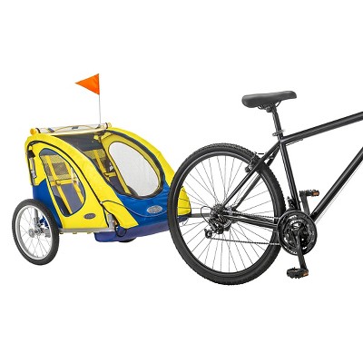 instep double bike trailer