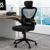Costway Ergonomic Mesh Office Chair Executive Chair with Adjustable Height Black - 2 of 4