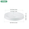Unique Bargains Plastic Indoor/Outdoor Durable Plant Saucer Water Catcher Tray 3 Pcs - 2 of 4