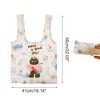 Unique Bargains Cartoon Shoulder Bag Travel Recycle Shopping Bag 1 Set - 3 of 4