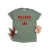 Simply Sage Market Women's Rockin' Christmas Tree Short Sleeve Garment Dyed Tee - 2 of 3