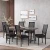 Christopher Knight Home  Brownell French Country Wood and Cane Upholstered Dining Chairs (Set of 6) - 2 of 4
