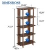 Christopher Knight Home Trundle Modern 4-Tier Acacia Wood Display Bookshelf - 4 of 4