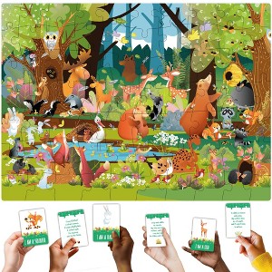 QUOKKA Search and Find Puzzles for Kids Ages 4-6 - Riddle Kids Puzzles 6-8 Years Old - 70 Unique Pcs | 20 Illustrated Cards | Children Themes - 1 of 4