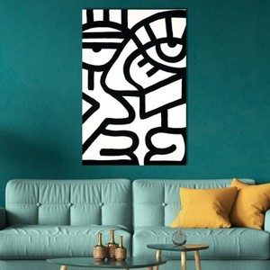 iCanvas Talking by Billy The Artist Canvas Print Wall Art - 1 of 3