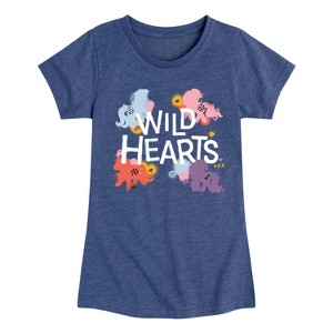 Girls' - My Little Pony - Wild Hearts Fitted Short Sleeve Graphic T-Shirt - 1 of 4