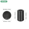 Unique Bargains Non-Slip PVC Chair Leg Caps Floor Protectors for Folding Chairs Black - 3 of 4