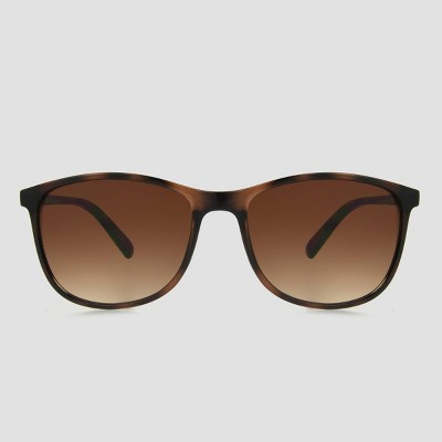 Women's Tortoise Shell Print Square Sunglasses - A New Day™ Brown