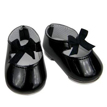Sophia’s Patent Leather Mary Jane Tap Shoes for 18" Dolls, Black