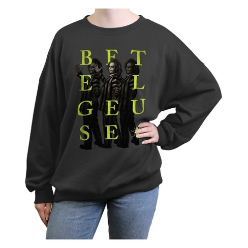 Junior's Beetlejuice Beetlejuice Faded Pose Sweatshirt - image 1 of 3