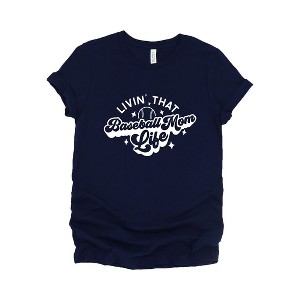 Simply Sage Market Women's Baseball Mom Life Short Sleeve Graphic Tee - 1 of 4