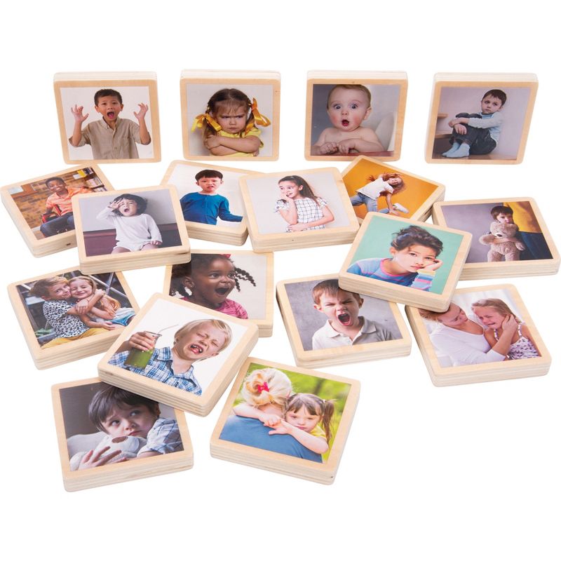 Tickit My Emotions Wooden Tiles, Set of 18, 2 of 6