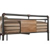 Acme Furniture 83" Full Xl/Queen Bunk Bed Brantley Loft and Bunk Bed Sandy Black & Dark Bronze Hand-Brushed: Integrated Ladder - 3 of 4