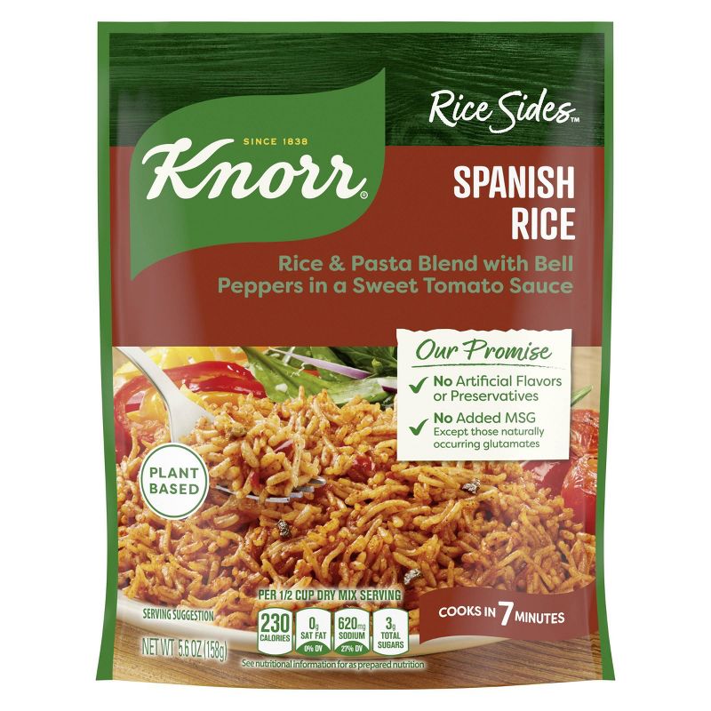 Knorr Fiesta Sides Spanish Rice Mix - 5.6oz, 3 of 8