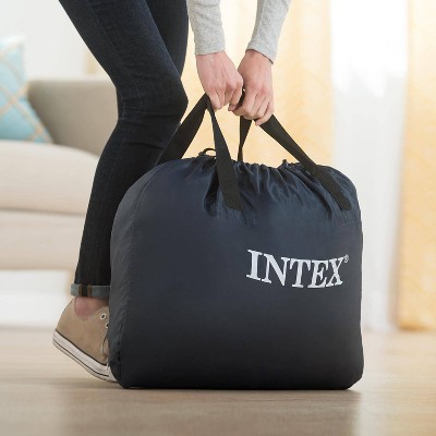 Intex 18&#34; Pillow Top Air Mattress with Electric Pump and Headboard - Queen Size_7