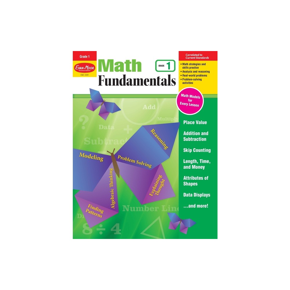 Math Fundamentals, Grade 1 Teacher Resource - by Evan-Moor Educational Publishers (Paperback)