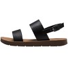 Alpine Swiss Beth Womens Flat Sandals Two Strap Buckle Sandals Summer Comfort Shoes - image 3 of 4