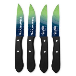 NFL Seattle Seahawks Steak Knife Set - 1 of 2
