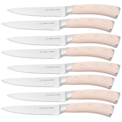 DEIK 8x Steak Knife Set Stainless Steel Knives BO Oxidation Rust