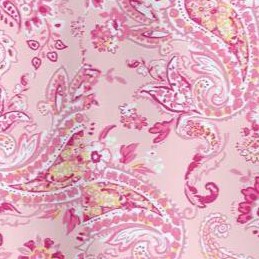rosebud pink folk floral