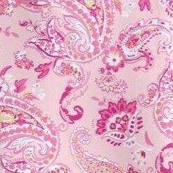 rosebud pink folk floral