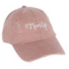 David & Young Women's Distressed Mom Life Embroidered Baseball Cap - image 2 of 3