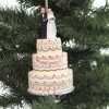 Cody Foster 6.25 In Our First Christmas Together Wedding Couple Cake Bride Groom Tree Ornaments - 3 of 3