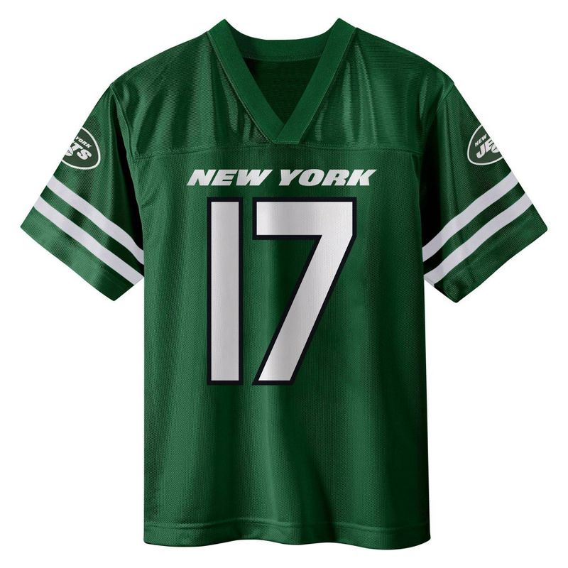 NFL New York Jets Boys&#39; Short Sleeve Player 1 Jersey, 2 of 4