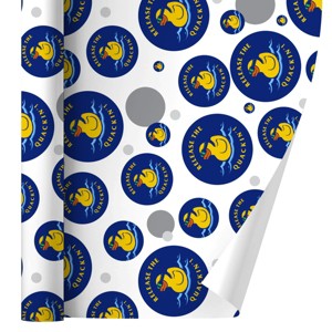 Release The Quackin Kraken Rubber Duck Funny Humor Gift Wrap 30" x 72" - 1 of 4