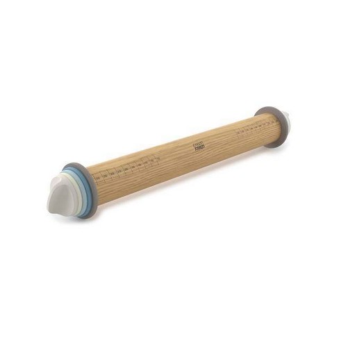 Joseph Joseph Adjustable Rolling Pin With Measuring Rings Gray/blue : Target