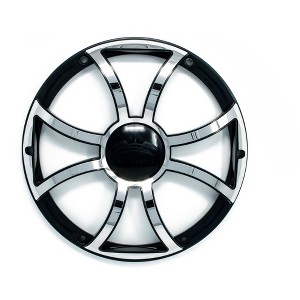 Wet Sounds REVO 12 XS-B-SS GRILL Black w/ Stainless XS Open Style Grill for the REVO 12 Inch LED Marine Subwoofer - 1 of 1