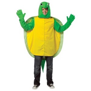 Imposta Costumes Adult Turtle Costume Bodysuit Green One Size - 1 of 1