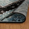Bohemian Rustic Traditional Geometric Indoor Runner Area Rug by Blue Nile Mills - 3 of 4